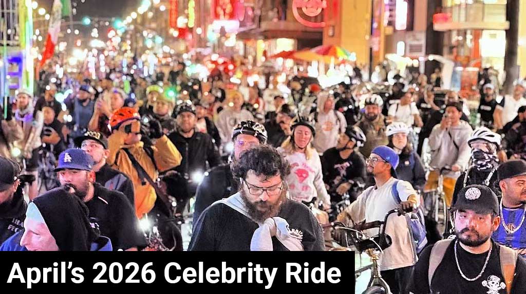 Aprils 2026 Celebrity Ride